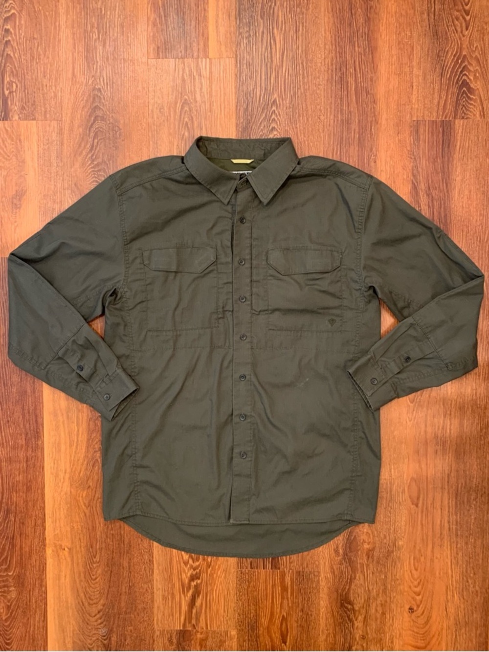 First Tactical Men's Specialist Long Sleeve Tactical Shirt Large Green Utility